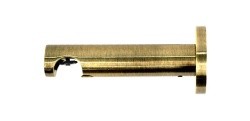 Galerie simpla 19 mm prindere perete teava profil todi max aur antic - Img 4