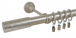 Galerie SIMPLA PRINDERE PERETE 25 MM -CYLINDRU - crom mat
