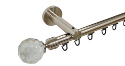 Galerie SIMPLA PRINDERE PERETE TEAVA PROFIL 19 MM -KULA CRYSTAL- INOX - Img 1
