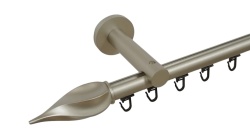 Galerie SIMPLA PRINDERE PERETE TEAVA PROFIL 19 MM -TWISTER- CROM MAT - Img 1