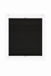 Jaluzea plisată blackout TUISS 1106 – culoare negru