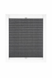 Jaluzea plisată semitransparentă ORVI1306 – Culoare gri texturat