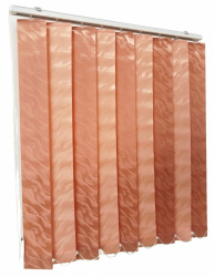 Jaluzele verticale BEATA 9609 / 9625 somon roz – jaluzele verticale moderne complete cu prindere tavan inclus