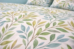 Lenjerie de pat bumbac 100% Forest Veil detaliu material