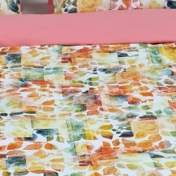 Lenjerie de pat bumbac 100% Peachora detaliu material