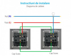 Modul intrerupator simplu cap scara mecanic - Img 5