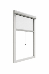 Plasa tantari / Plasa insecte, tip rulou, din aluminiu, alb