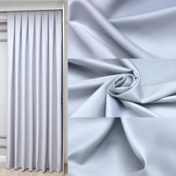 Set complet pentru fereastra BLACKOUT DRAPERIE Red FIESTA SATEN GRI DESCHIS 008+ PERDEA VOAL508 - Img 2