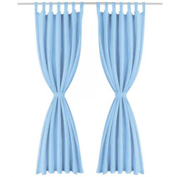 SET DRAPERIE,Casa Deco Logistics,soft V -22 CU BRIDE ALBASTRU DESCHIS - Img 3
