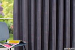 DRAPERIE CATIFEA BLACKOUT 100% CU REJANSA MENDO NEPTUN MOV 09 - Img 1