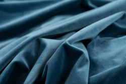 Draperie CU REJANSA CATIFEA MENDOLA CASTELLANO ALBASTRU 45 - Img 2