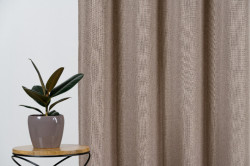 Draperie MENDOLA CU INELE CAPSE BUTLER NISIP 18 - Img 1