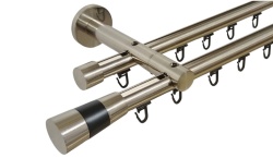 Galerie dubla PRINDERE PERETE suport universal TEAVA PROFIL -VALEO /19 -INOX - Img 1