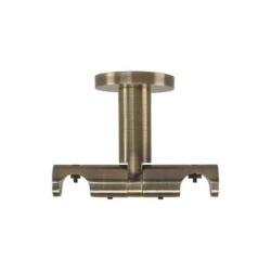 Galerie dubla prindere tavan teava profil todi max 19/19 mm aur antic - Img 3
