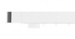 Galerie dubla TOP LINE MODERN prindere perete - crom mat