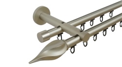 Galerie metal dubla PICIOR UNIVERSAL TEAVA PROFIL - TWISTER19/19 - CROM MAT