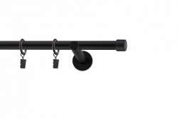 Galerie SIMPLA PRINDERE PERETE PICIOR UNIVERSAL 19 mm DOP NEGRU - Img 1