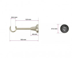Galerie simpla Versus teava twister aur antic 25mm - Img 2