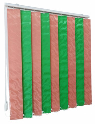 Jaluzele verticale BEATA 9609/9620 somon/verde - Img 1