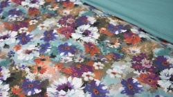 Lenjerie de pat bumbac 100% Floral Daydream detaliu material