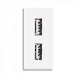 Modul 1/2 priză USB dublu 2.4A - Img 2
