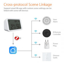 Senzor temperatura, umiditate si luminozitate, conectivitate Zigbee - Img 5