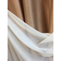 Set complet pentru fereastra DRAPERIE SOFT V6 PERDEA 2008 IVOAR -CREM - Img 2