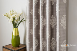DRAPERIE CU REJANSA MENDOLA CHARM GRI V1 - Img 1