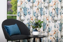 DRAPERIE CU REJANSA MENDOLA EMERALD ALBASTRU 04 - Img 1