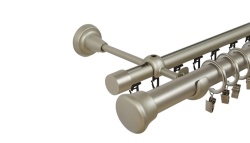 Galerie dubla fulda , teava neteda si profil,grosime 25 si 19mm, crom mat