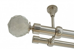 Galerie fara inele kula crystal tavan 25/19 mm inox