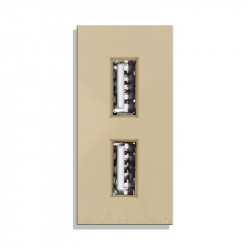 Modul 1/2 priză USB dublu 2.4A - Img 3