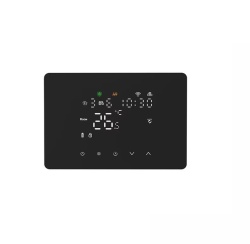 Pachet Automatizare incalzire in pardoseala wireless, Hub 8 zone, 4 termostate, 8 actuatoare,Gateway Zigbee Negru - Img 2