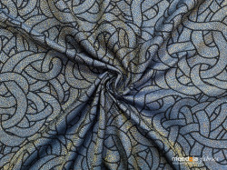 DRAPERIE CU REJANSA MENDOLA MOZAIC ALBASTRU V8 - Img 3