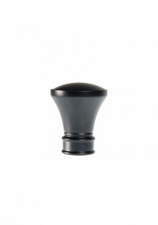 Galerie dubla picior universal prince teava neteda / profil negru 19mm - Img 6