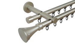 Galerie metal dubla PICIOR UNIVERSAL TEAVA PROFIL - CARTER 19/19 - CROM MAT - Img 1