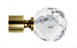 Galerie simpla striat KULA CRYSTAL 19 mm - aur antic - Img 6