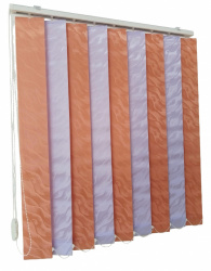 Jaluzele verticale BEATA 9609 / 9613 somon lila – jaluzele verticale moderne complete cu prindere pe tavan