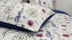 Lenjerie de pat bumbac 100% Florielle detaliu material