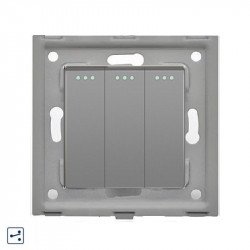 Modul intrerupator triplu cap scara mecanic - Img 4