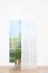 PERDEA CU REJANSA MENDOLA VOILE 100% Reciclat Crem R1700 - Img 2