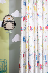 DRAPERIE CU REJANSA MENDOLA DOWL ALB-ALBASTRU C1 - Img 2