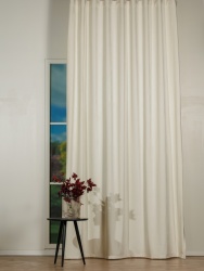 Draperie Uni Select ivoar 01 aspect complet în decor interior