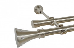 Galerie dubla fara inele carter 19 mm inox - Img 1