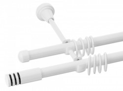 Galerie dubla Modulo alb lucios 19mm/19mm - Img 1