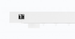 Galerie dubla TOP LINE LOGO prindere perete - ALB