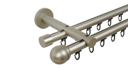 Galerie metal dubla PICIOR UNIVERSAL TEAVA PROFIL - TODI MAX19/19 - CROM MAT - Img 1