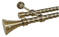 Galerie TWIST dubla CARTER fara inele 19/19 mm - aur antic - Img 1