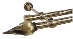 Galerie TWIST dubla TWISTER fara inele 19/19 mm - aur antic - Img 1