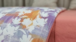 Lenjerie de pat bumbac 100% Orchid Mist detaliu material